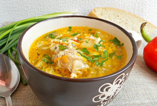 суп из филе минтая