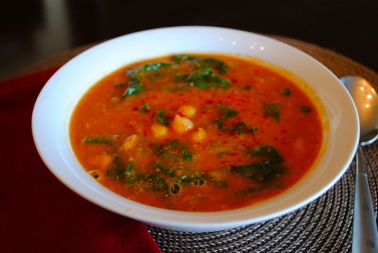 Суп из баранины с нутом