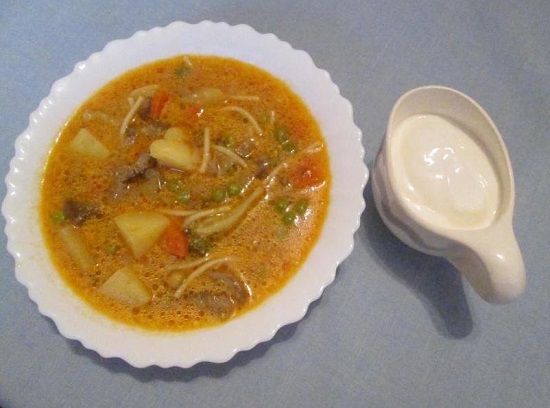 Грибной суп из вешенок: рецепт с фото