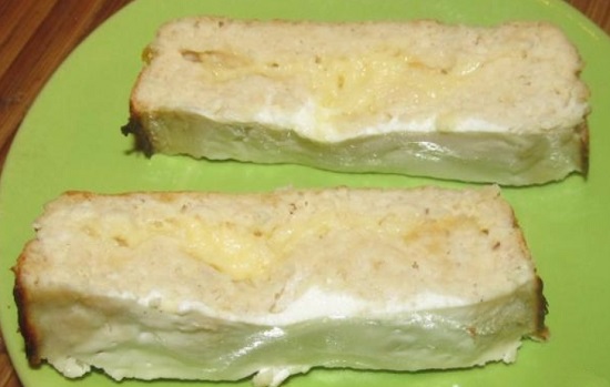 сырное суфле с куриным филе