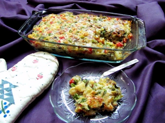 Запеканка из овощей в духовке