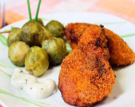 Жареная печень с хрустящей корочкой