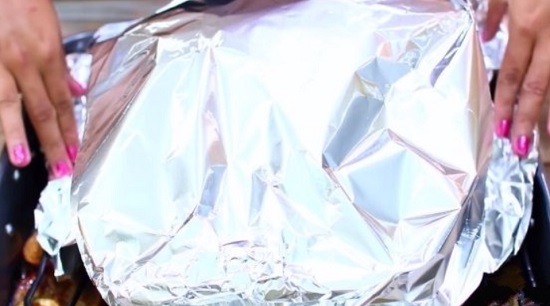 запекаем птицу еще в течение двух часов