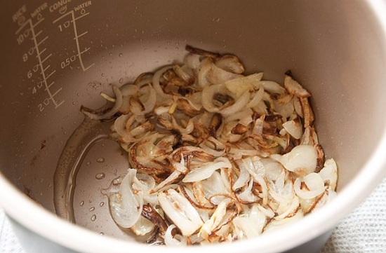 Пассеруем его, выставив опцию «Жарка»