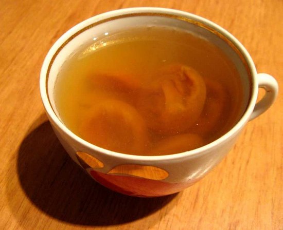 Квас с курагой