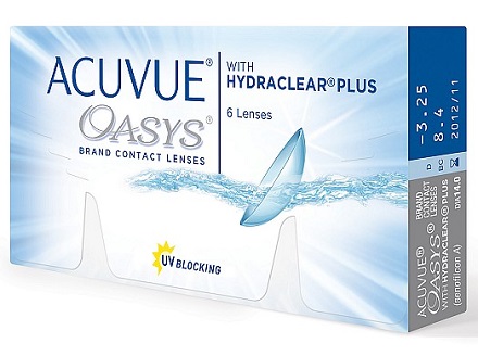 Контактные линзы Acuvue Oasys